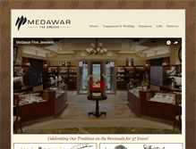 Tablet Screenshot of medawarfinejewelers.com